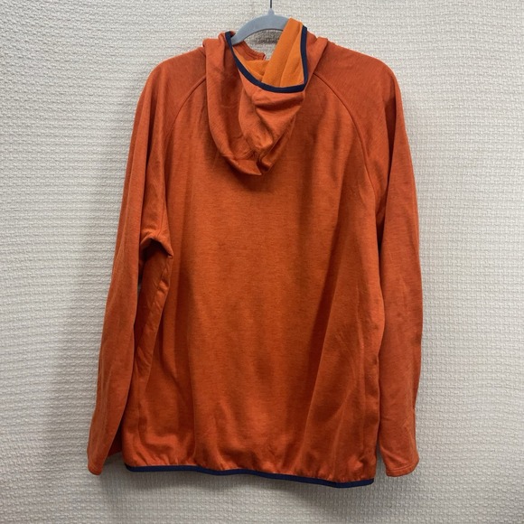 The North Face Men's TNF Full-Zip Hoodie Sweatshirt Men's XL Orange Fleece - Picture 8 of 10